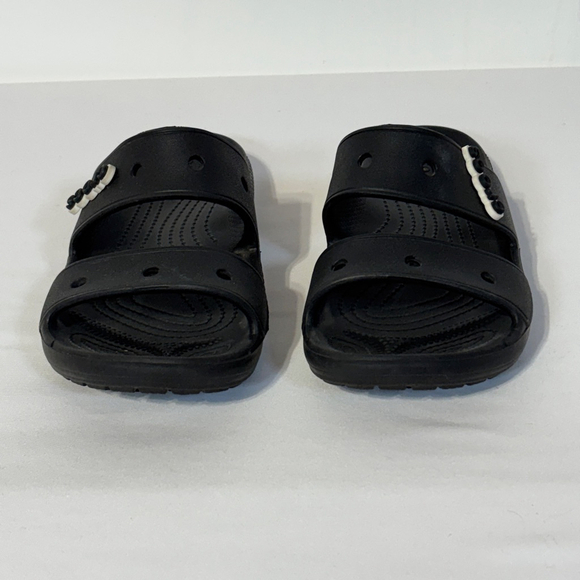 Crocs Unisex Classic Sandals Black Men’s 7 Women’s 9 Slip On Iconic Comfort - Picture 3 of 9